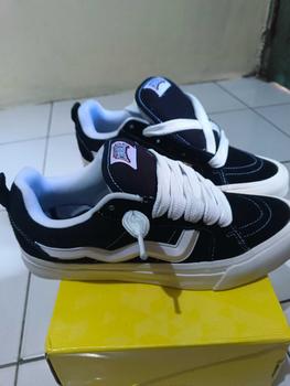 Product Review of Corvalue - Sepatu Sneakers Unisex Pria Wanita Otaru Black White Shoes Casual Sneakers Hitam from f**y 1