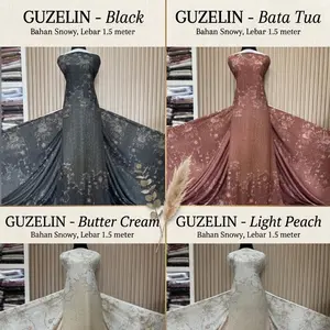 [harga 0,5 meter] SNOWY | GUZELIN | KAIN VIRAL | MOTIF BEST SELLER