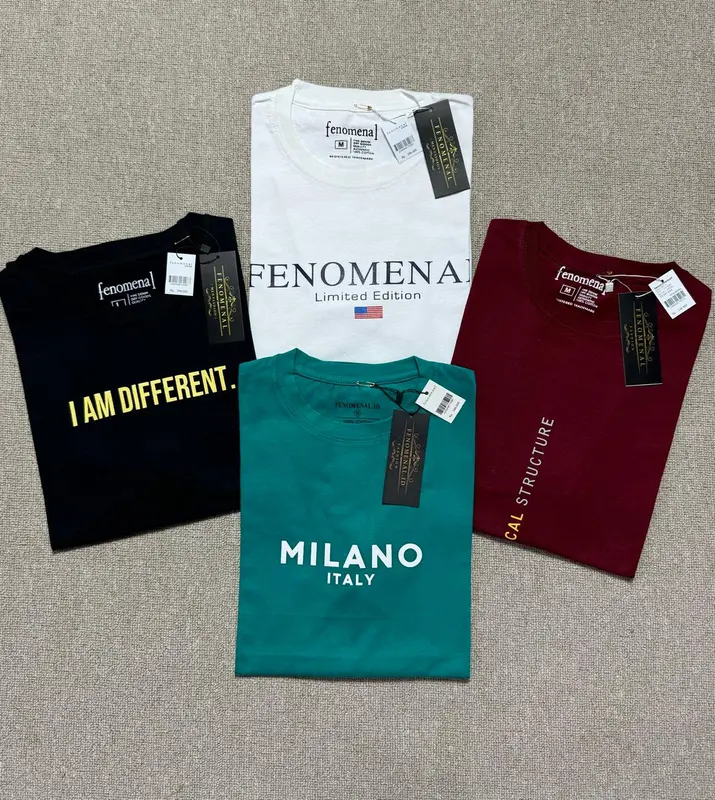 PAKET 3PCS KAOS DISTRO MOTIF SIMPEL BAHAN KATUN COMBED 28S 2