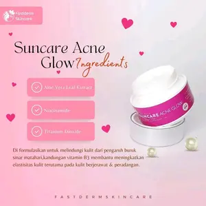 FASTDERM SUNCARE ACNE GLOW SPF30 / FAST DERM KRIM PAGI SUNSCREEN PELEMBAB WAJAH MELINDUNGI DARI SINAR UV Berjerawat Vitamin