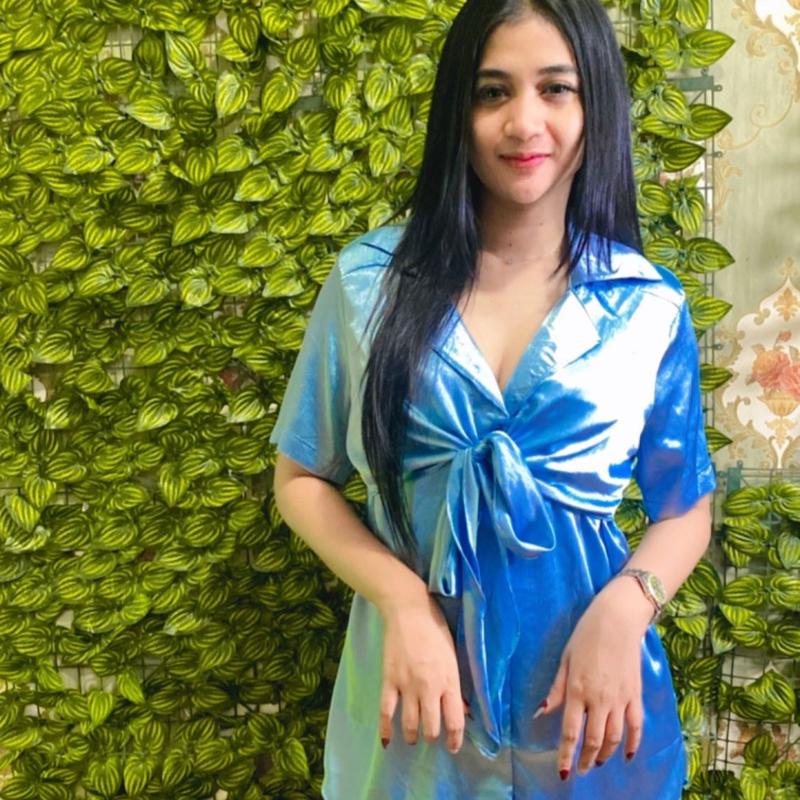 Setelan satin  Wanita Celana Panjang 3