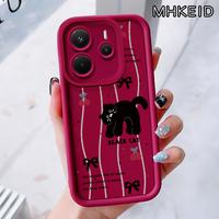 Gambar Casing Hp untuk Xiaomi Redmi Note 14 4G Note 14 5G Note 14 Pro 5G POCO X7 5G Case Kucing Hitam Kasing Anti-Sidik Jari Silikon Kasus Lembut Casing - Gaya1, Redmi Note 14 4G dari MHKEID MALL Kab. Tangerang 3 Tokopedia