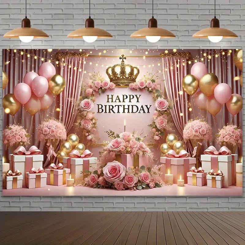 Dekorasi Latar Belakang Gantung untuk Pesta Ulang Tahun Mewah 2026, Suasana Interior Dekorasi Latar Belakang Gantung untuk Pesta Ulang Tahun Mewah 2026, Suasana Interior