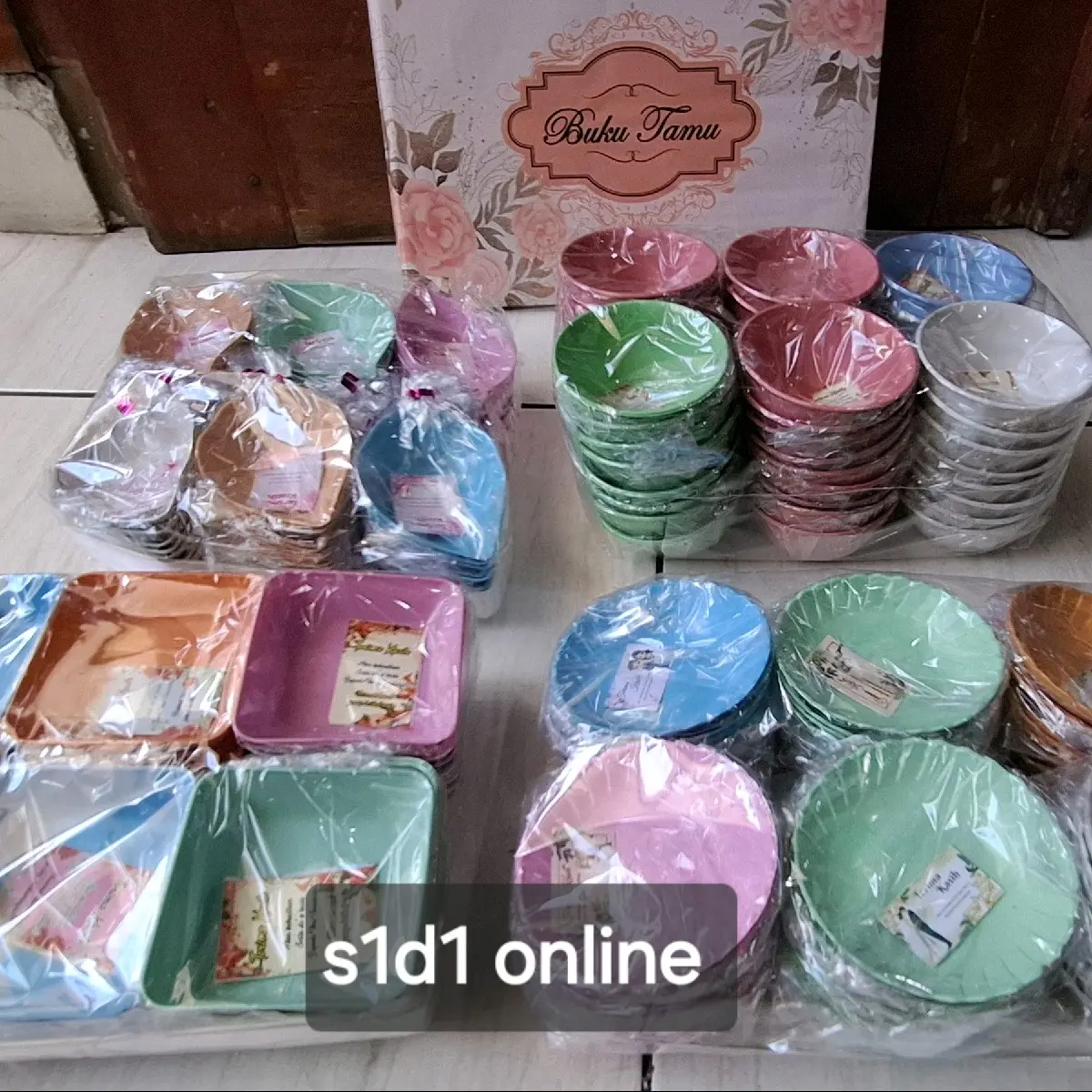 Paket Hemat Mangkok 200pcs = 4 macam + Gratis Buku Tamu Sepasang Murah Meriah Souvenir Pernikahan Khitanan Promosi Ulang Tahun Unik Lucu Bermanfaat