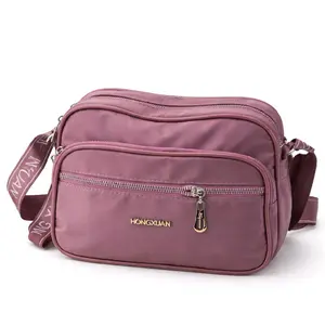 Tas Selempang Hongxuan Slingbag Cewek Bahan Parasut Banyak Ruang Ringan & Awet