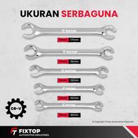 Gambar Fixtop Kunci Pas Nepel 8-19mm Flare Nut Wrench 8mm 10mm 12mm 14mm 15mm 17mm 19mm - 12 x 14 mm dari Fixtop Automotive Industries Kota Administrasi Jakarta Utara 4 Tokopedia