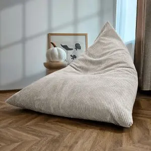 Beanbag Triangel - Corduroy Edition - Beanbag SantaiTriangel Premium - Siap Pakai