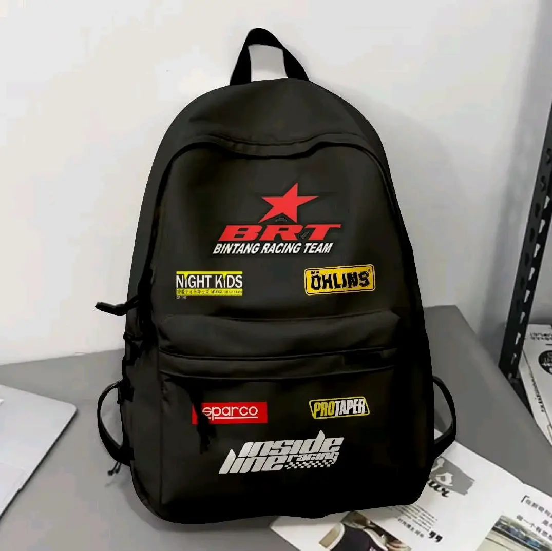 BRT Tas Ransel Backpack Pria Untuk Sokolah Model Racing Terbaru Terlaris Sekolah