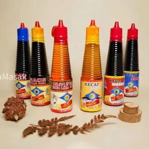 Paket hemat 6pcs Minyak wijen, saos rajarasa, inggris, ikan, saos tiram, asin 150ml cap sinar mentari Saus Bahan Penyedap Masakan HALAL kecap Bahan bumbu penyedap botol plastik exp lama Sambal Msg
