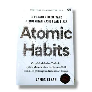 BUKU MOTIVASI BEST SELLER / SELF IMPROVEMENT / ATOMIC HABITS / JAMES CLEAR