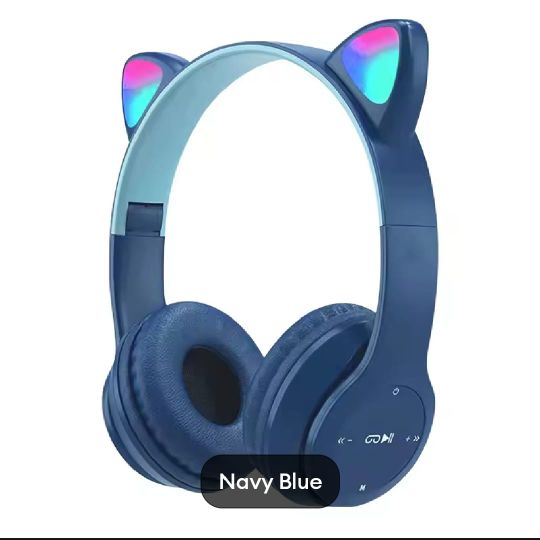 P47M Headphone Headset Bluetooth Gaming Cat Ears Wireless Bluetooth RGB Led Light Super Bass Stereo Bando Headset Gaming P47M Headphone Headset Bluetooth Gaming Cat Ears Wireless Bluetooth RGB Led Light Super Bass Stereo Bando Headset Gaming