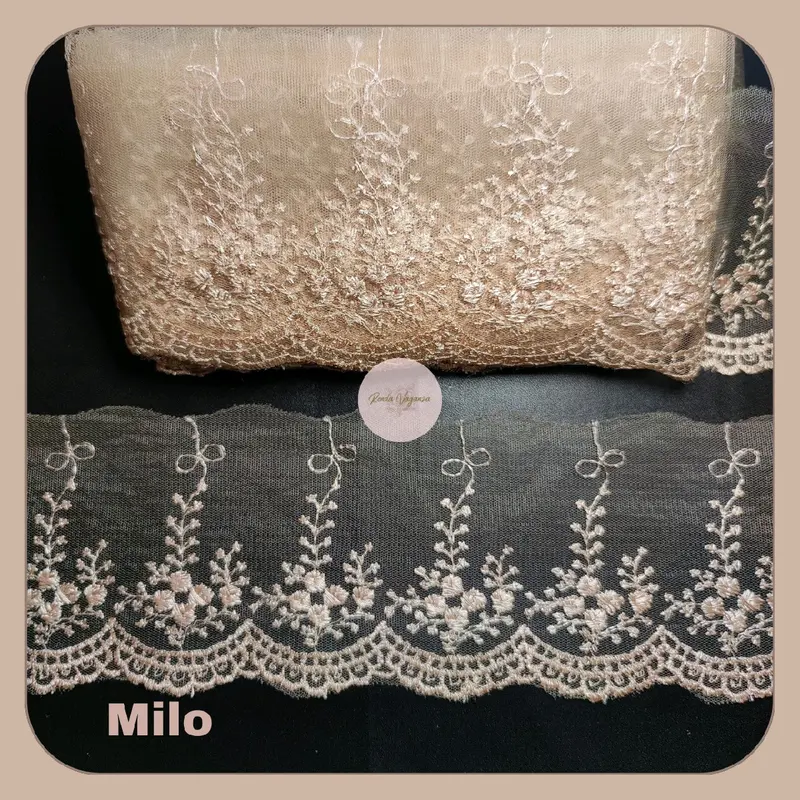 RENDA TULLE/TILLE MOTIF ANGGUR 1