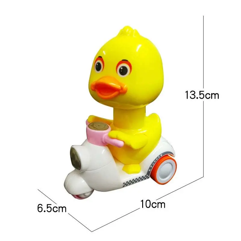 Mobil Mainan Bayi Mobil Mainan Roda Tiga Model Bebek Kartun Mainan Untuk Anak Laki-laki Dan Perempuan  Plastik Toy 7