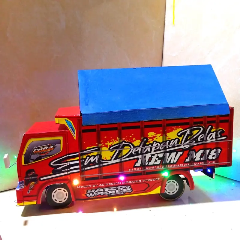 PROMO MURAH MINIATUR TRUK OLENG LAMPU TERPAL COD Hadiah 1