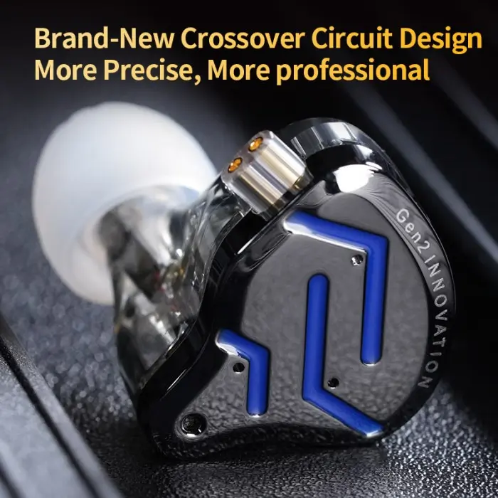 KZ ZSN Pro 2 in Ear Earphone Hybrid DD - BA with Mic 6