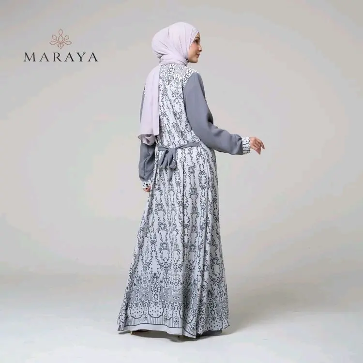 gamis syafira  Wanita Dewasa Muslim Dress Mewah Lebaran terbaru 2025 3