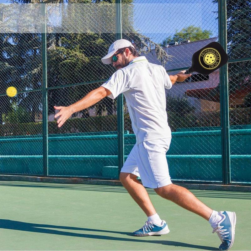 Product Introduction of Vợt Pickleball, Tay Cầm Có Gân Bền, Đơn, Tay Cầm Đệm Công Thái Học, Nhẹ, Thiết Bị Tập Luyện Pickleball, Làm Bằng Gỗ Dẻ Gai, Bao Gồm Vợt 21