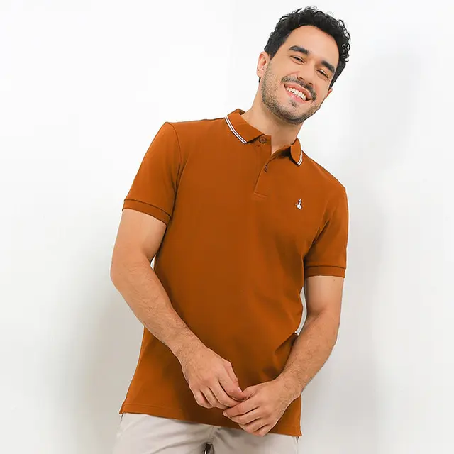 Hush Puppies Kaos Polo Pria PADI 2 Brown