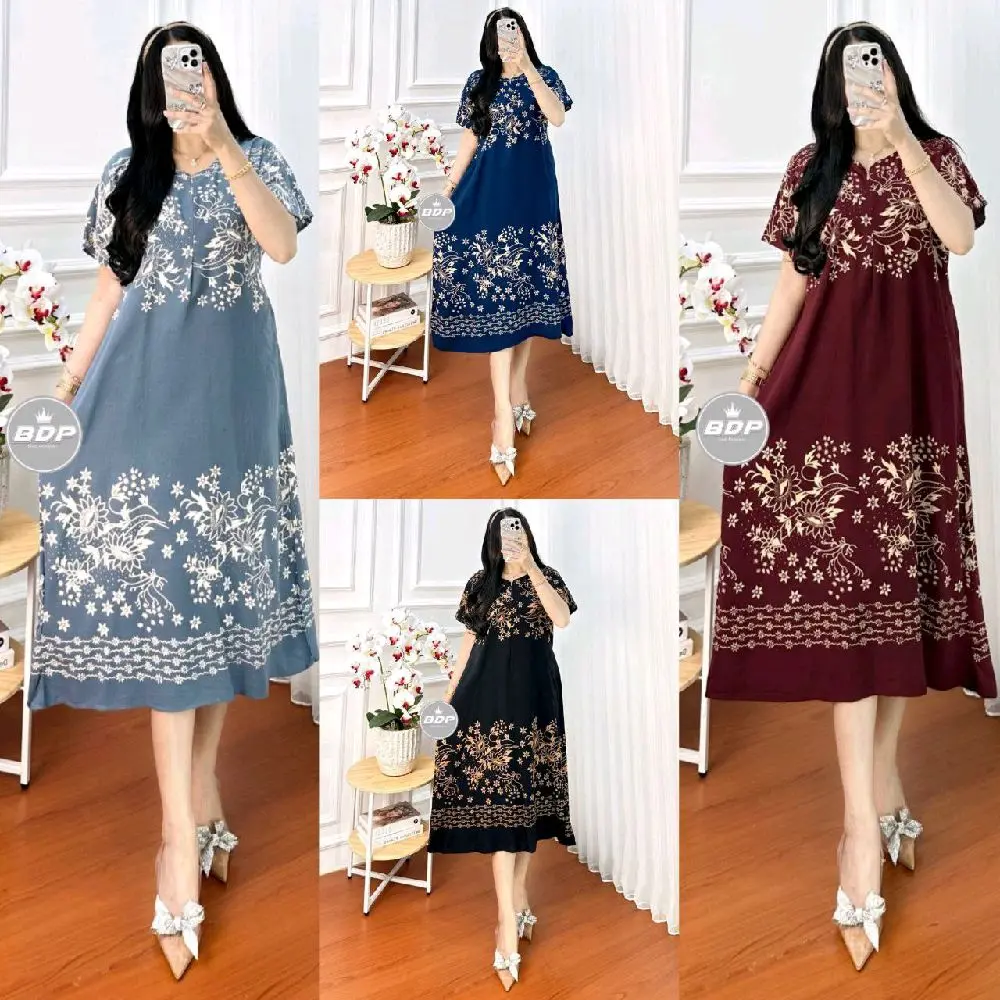 DASTER VIRAL Wanita Rayon Pendek Busui