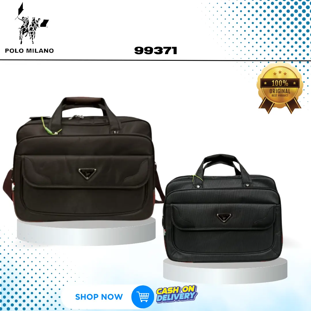 Tas Import POLO MILANO 99371 Tas kantor model terbaru Pria Kulit