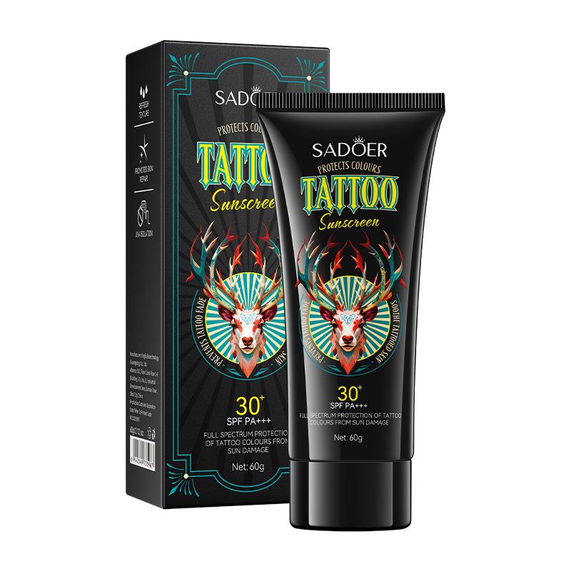 Product Introduction of Set of 3 SADOER Tattoo Colour Care Sunscreen UV Protection Sunscreen 4