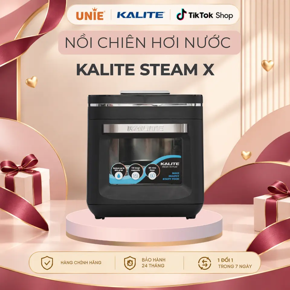 Nồi chiên hơi nước KALITE STEAM X 15 lít đa năng hấp nướng chiên
