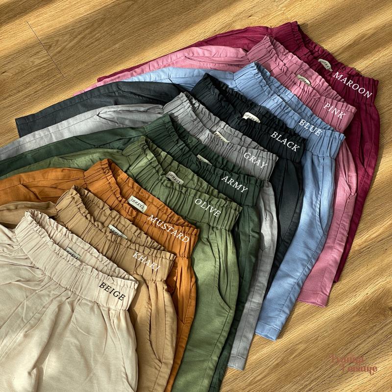 Celana Pendek Linen Wanita Highwaist | JOY | Lyanna Leisure 2