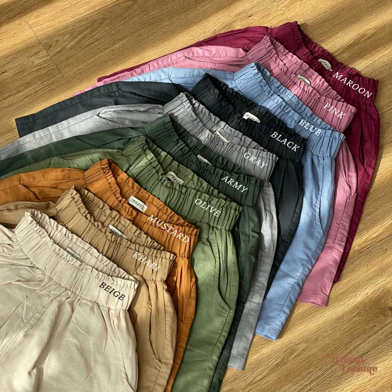 Celana Pendek Linen Wanita Highwaist | JOY | Lyanna Leisure 1