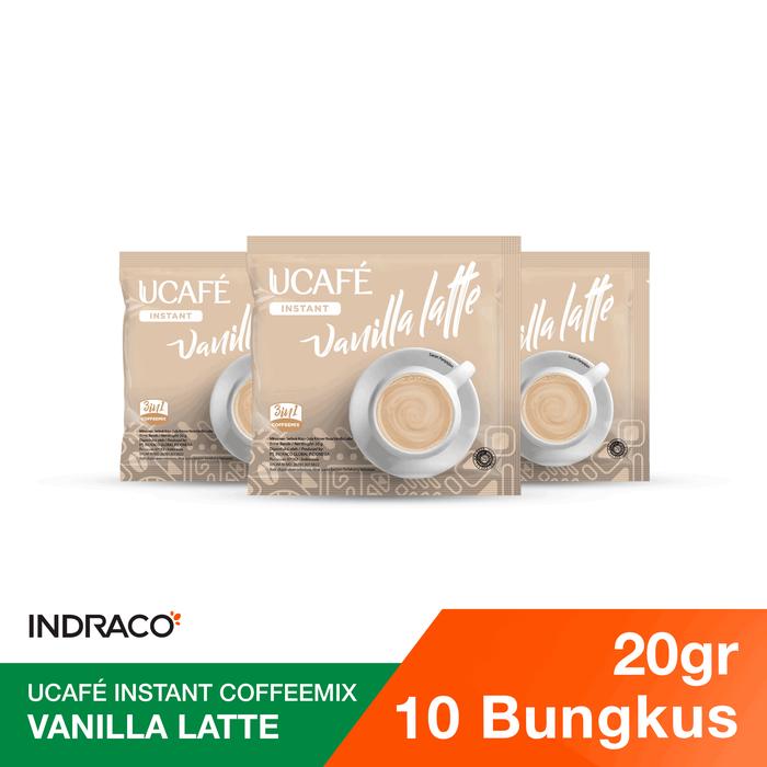 Gambar UCAFE Instant Coffee Vanilla Latte R10 (10 sachets x 20g) | Kopi Instan dari INDRACO Store Kab. Gresik Tokopedia