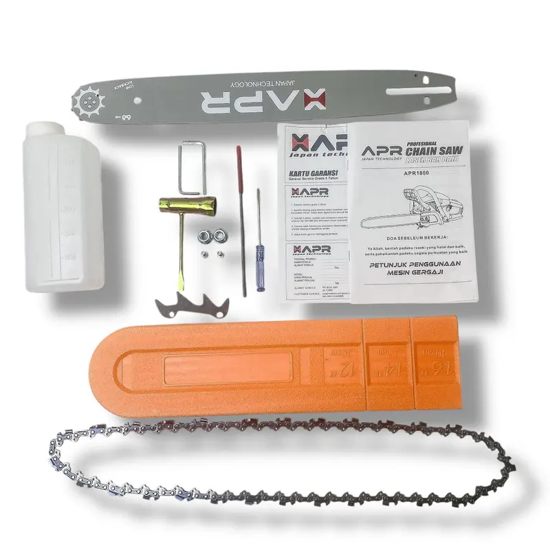 APR JAPAN ORIGINAL AP1800 Mesein Chainsaw Bar 16Inch Mesin Senso 2Tak Gergaji Potong Kayu Pohon 2