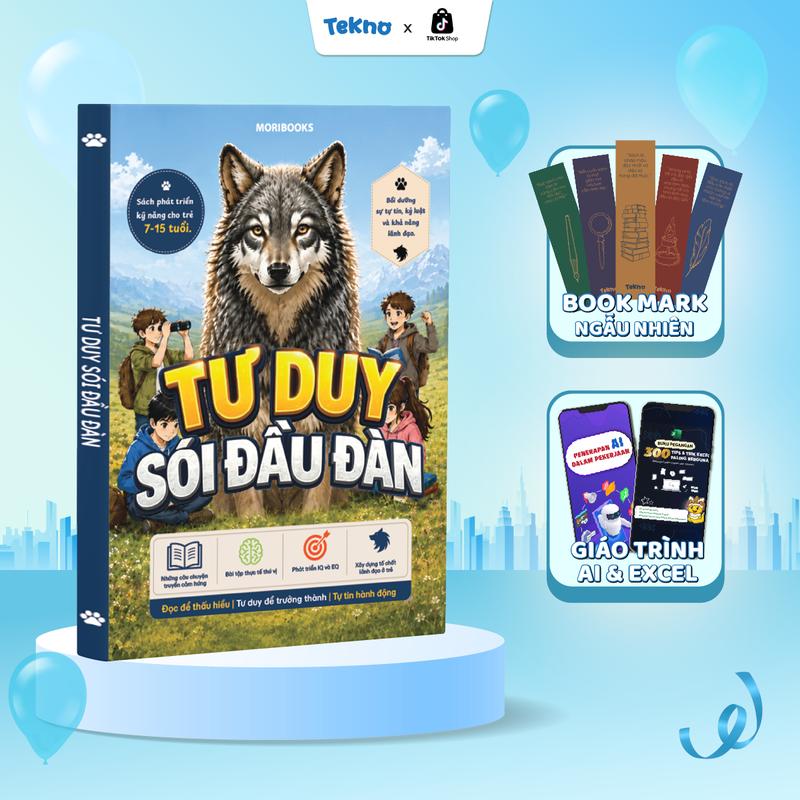 Sách Tư Duy Sói Đầu Đàn - Phát Triển Kỹ Năng Cho Trẻ 7-15 Tuổi - Tekno VN