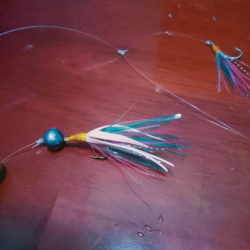 Rangkain Jighead Sabiki Rainbow Mancing Casting Pinggiran 1