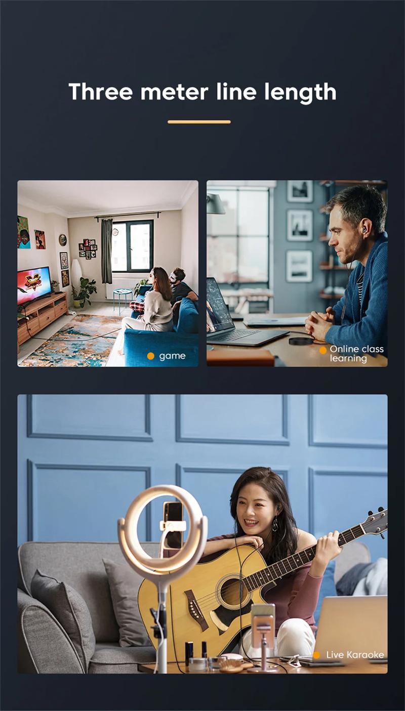 Product Introduction of Tai Nghe Có Dây USB, Dài 3M, Tai Nghe Trong Tai, Có Mic, Cáp USB-A, Tai Nghe Rảnh Tay Tai Nghe Chơi Game, Thích Hợp Cho Máy Tính Để Bàn, Máy Tính Xách Tay Và PC 26