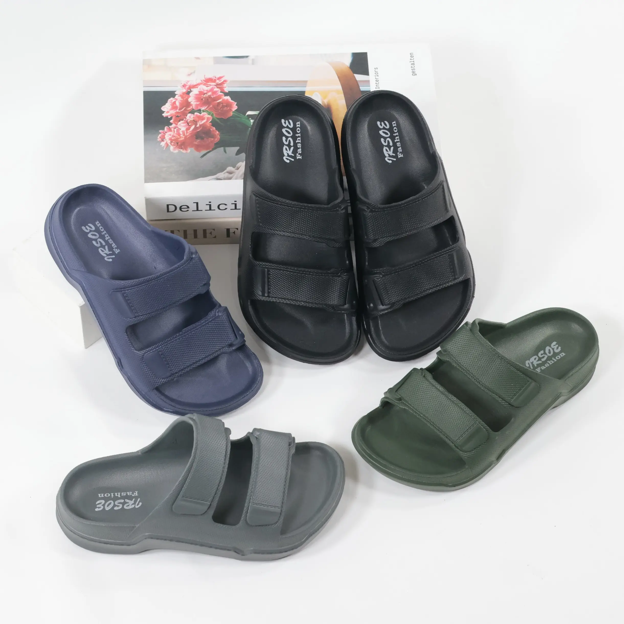 Sendal Pria Karet 392-1 EVA Rubber Premium Sandal Slop Model Birken Terbaru Anti Slip Anti Licin