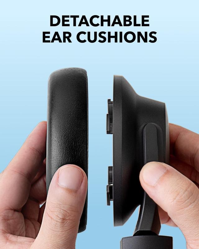 [soundcore-Anker] Tai nghe Bluetooth không dây, Soundcore - Anker Q11i A3005, Tai nghe qua tai, Âm trầm sâu, Thời gian chơi 60H, Âm thanh độ phân giải cao, Đệm tai Có Thể Tháo Rời Kết nối đa điểm 4