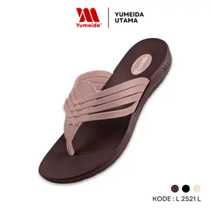 Yumeida L-2521 L - Sandal Jepit Wanita Slop Karet Anti Slip Air