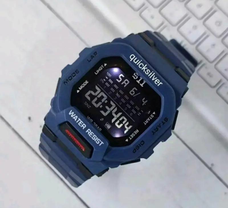 Product Introduction of Jam Tangan Anak Pria dan Wanita Quicksilver Digital Anti Air Strap Rubber Fashion Terkini Jam Tangan (Quicksilver) Cod 3