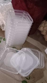 Product Review of Household Small Meat Storage Preservation Box - 350ML Plastic Stackable Sorting Food Organizer Box with Airtight Lid - for Kitchen,Refrigerator,Kitchen(4.5*12*12 cm) from 엠** 1