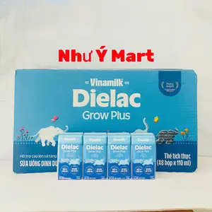 (NY) THÙNG 48 HỘP 110ML - SỮA CÔNG THỨC PHA SẴN DIELAC GROWPLUS VINAMILK DATE MỚI