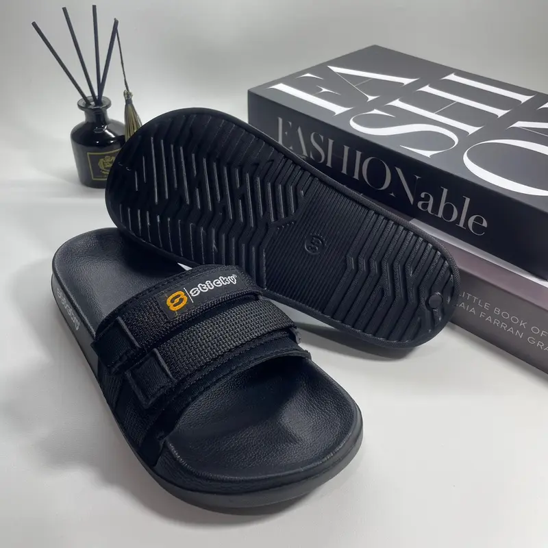 Sandal slide anak sandal Slip ON Anak Dewasa Ukuran 26-43 Distro Premium Fashion Sendal Sandals & Flip Flops selop rafathar Ujung Terbuka Tanpa Hak karet Rubber Ujung Bundar baim solobong 3