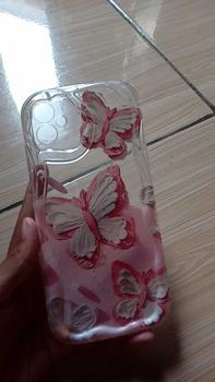 Product Review of Casing Untuk hp Samsung A16 A06 A54 5G A55 A35 A05S A24 A14 A15 A04e A13 A04s A10s A20s A30s A21s A12 A02s A32 A51 A23 A50s A52s A50 A03s A52 A11 A20 M10 S23 FE Pink Butterfly Bling kupu-kupu Soft Case from 2**😻 0