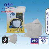Gambar OTO Masker Duckbill 3ply Dewasa isi 10 Pcs - 1pack dari OTO Adult Diapers Kota Administrasi Jakarta Utara 3 Tokopedia