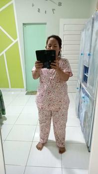 Product Review of Piyama Cp M setelan celana panjang Katun busui Motif Bunga Pretty girl from W**y 0