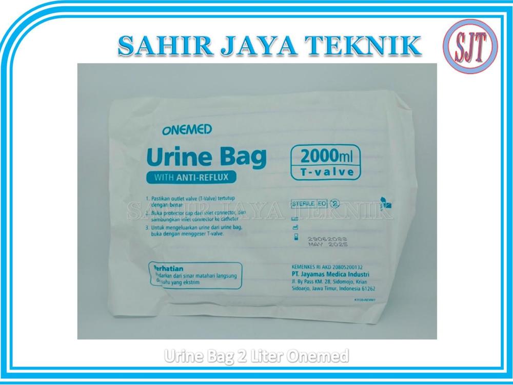 Urine Bag 2liter T-valve Kantong Kencing Urin Bag Onemed