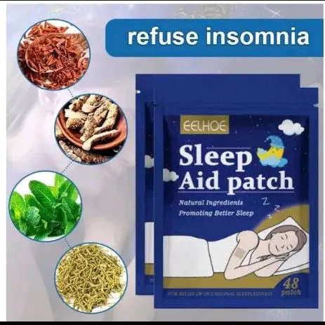 Patch Tidur 48 pcs/18 pcs/6 pcs    >   Good Night Sleep Patch Plester Tidur Sleeping Patch Sleep Aid Patch Sticker Plester insomnia
