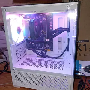 Mengma Computer MA PC Gaming Full Set 12-inti Baru Intel E5 2673 V3 12 Core 24 Utas RAM 32G SSD 512G VGA NVIDIA RTX3050Ti 8 GPS 550W 80PLUS Garansi 3 Tahun Windows 10/11