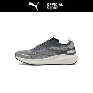 PUMA Sepatu Lari Unisex Skyrocket Lite Engineered Gray-Warm White