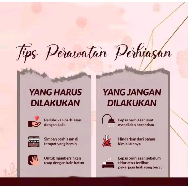 SET PERHIASAN LABU RUMBAY TITANIUM WANITA DEWASA 24K 8
