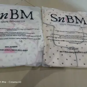 BV - Piyama Panjang Set Phira Wanita Bermotif Kekinian Style Lengan Panjang Celana Panjang Bahan Katun OneSet PP