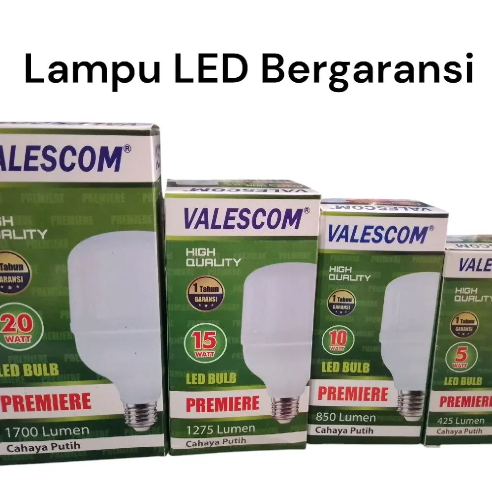 lampu led valescom lampu led bergaransi lampu led super terang warna putih